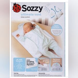 Sozzy Ultimate Vent Sleep System/ New Born Baby Prevent Flat Head Fixed Position